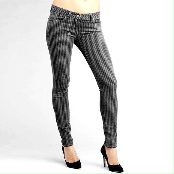 PAIGE Denim - Paige • Verdugo Houndstooth Skinnies